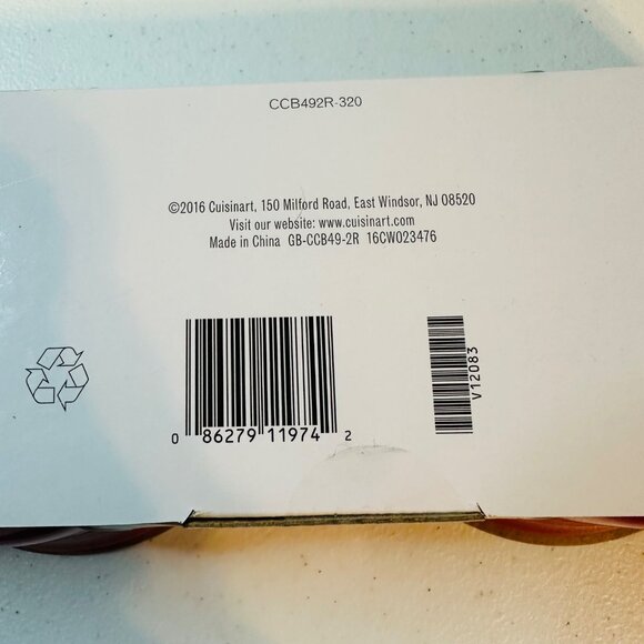 Cuisinart Red Ramekins Chef's Classic Ceramic Bakeware set of 2 ramekins 9 ounce - Picture 7 of 8